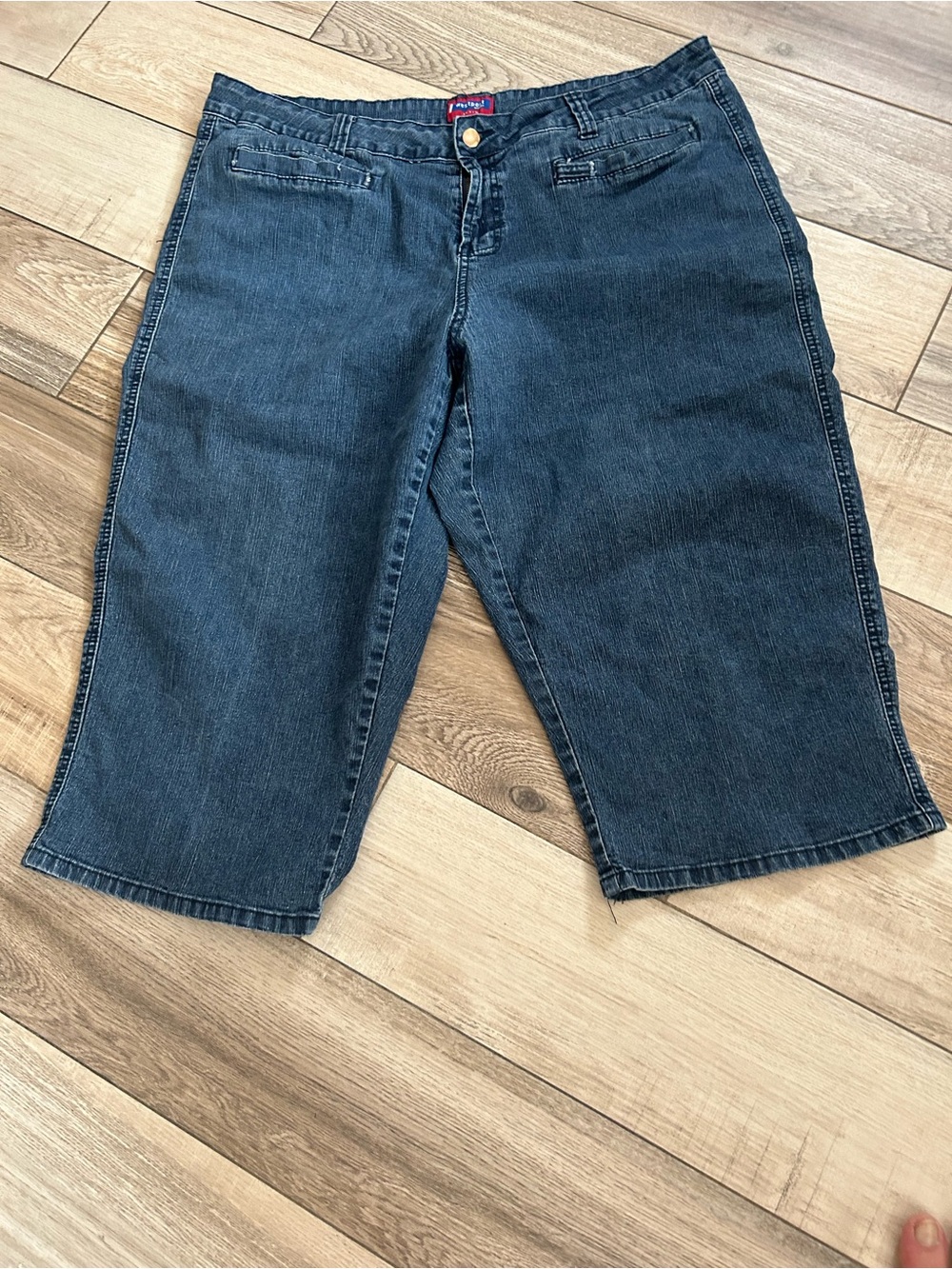 Westport Dark Indigo Cropped Capri Jeans